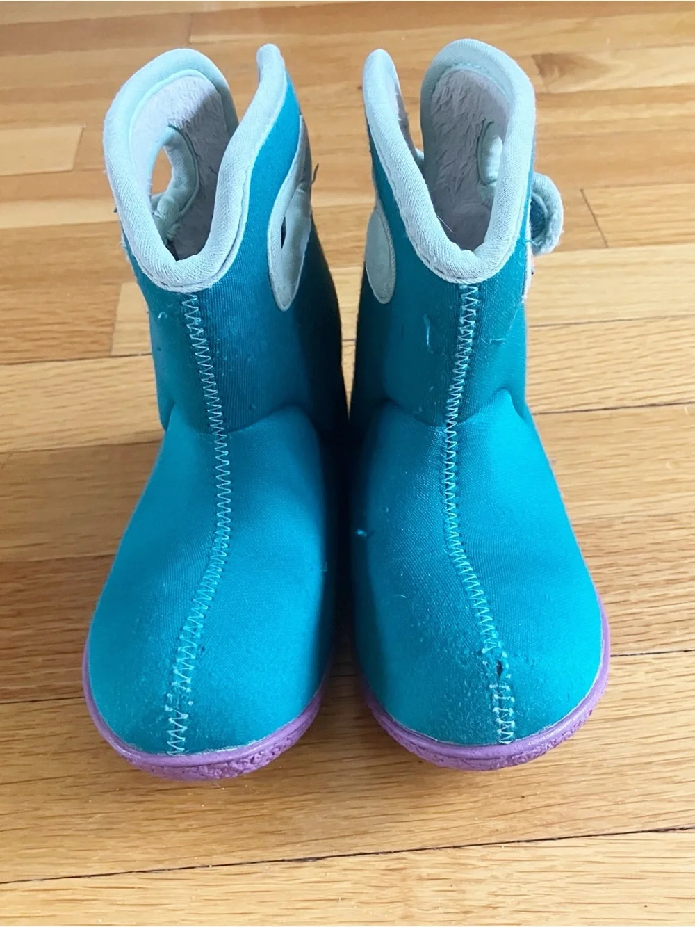 Bogs Turquoise Purple Winter Insulated Snow Boots Toddler 8